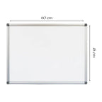 White Board Double Face Magnetic – 45 × 60 Cm
